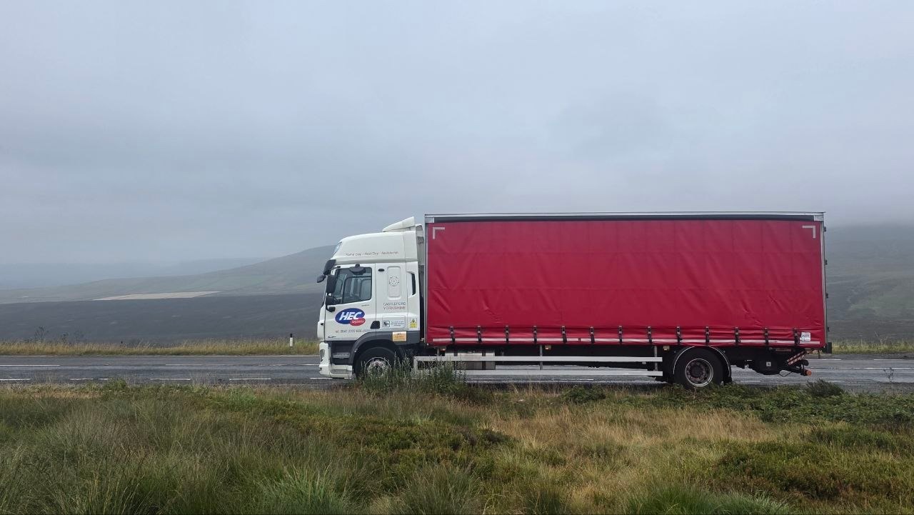 HEC truck on Yorkshire moorland