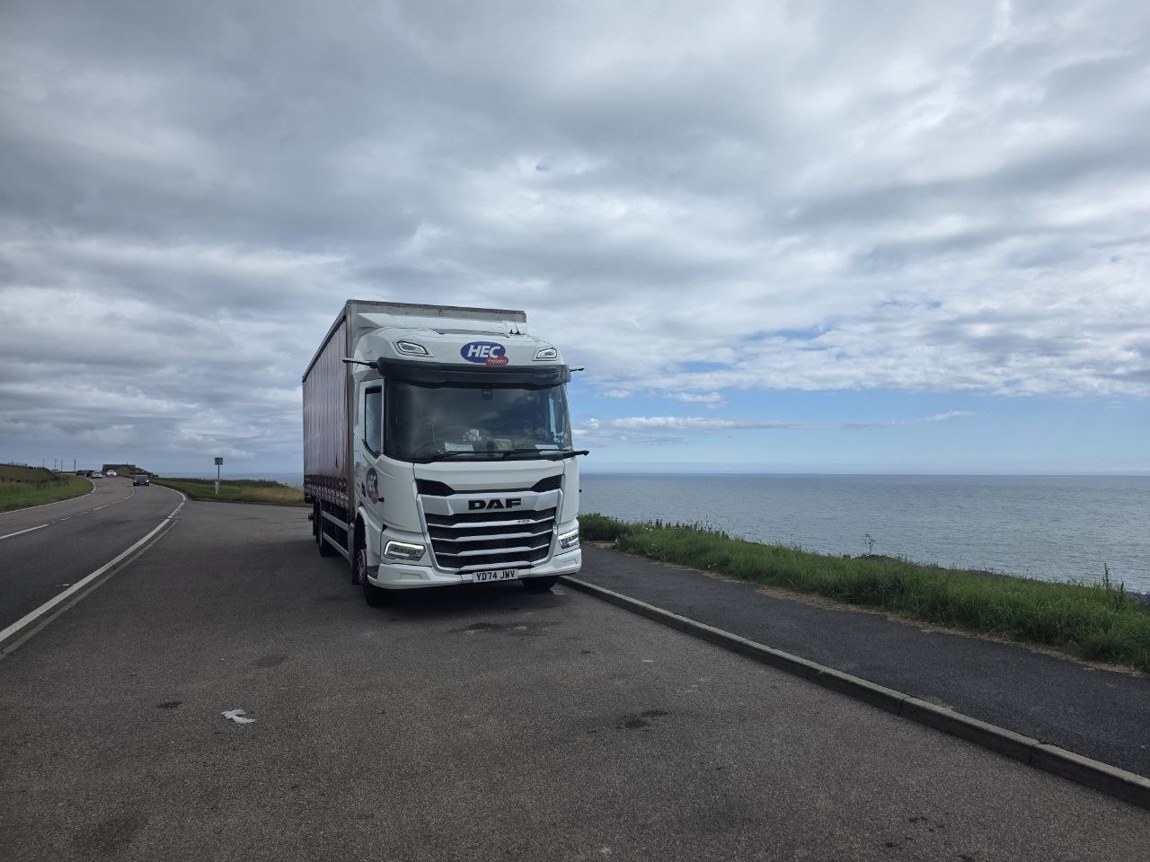 HEC truck in Peterhead